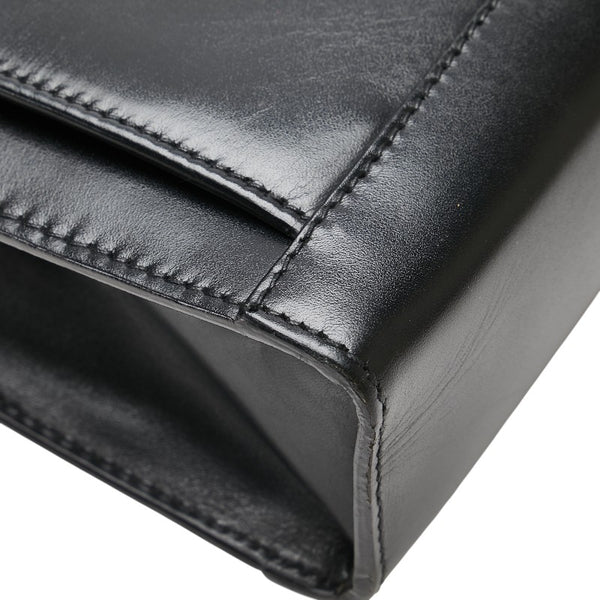 サルヴァトーレフェラガモ 斜め掛け ショルダーバッグ ブラック レザー レディース Salvatore Ferragamo 【中古】