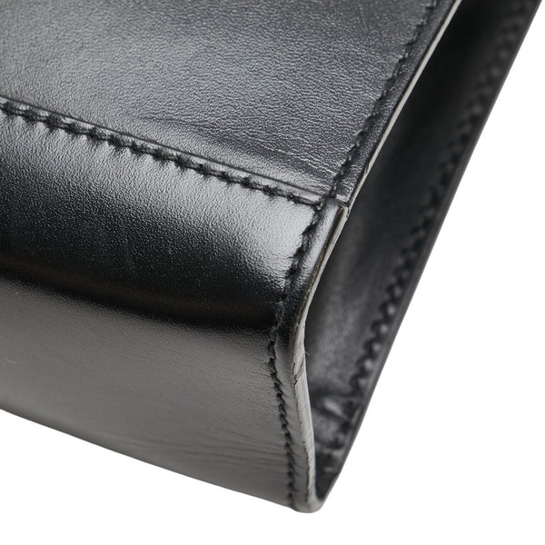 サルヴァトーレフェラガモ 斜め掛け ショルダーバッグ ブラック レザー レディース Salvatore Ferragamo 【中古】