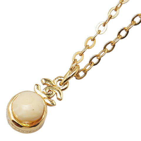 シャネル ココマーク ネックレス ゴールド メッキ レディース CHANEL 【中古】