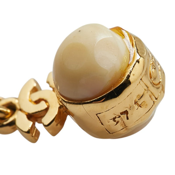 シャネル ココマーク ネックレス ゴールド メッキ レディース CHANEL 【中古】