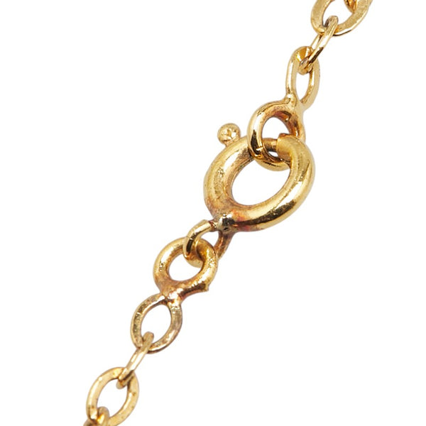 シャネル ココマーク ネックレス ゴールド メッキ レディース CHANEL 【中古】