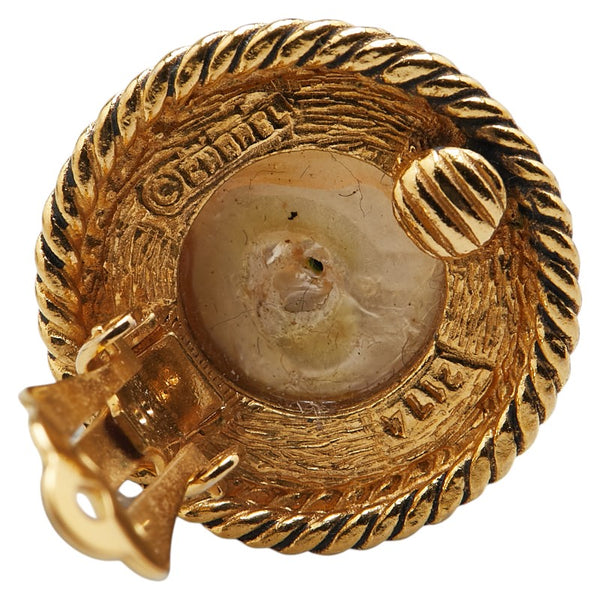 シャネル イヤリング ゴールド メッキ フェイクパール レディース CHANEL 【中古】