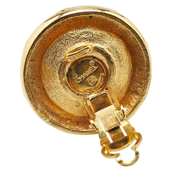 シャネル イヤリング ゴールド メッキ フェイクパール レディース CHANEL 【中古】