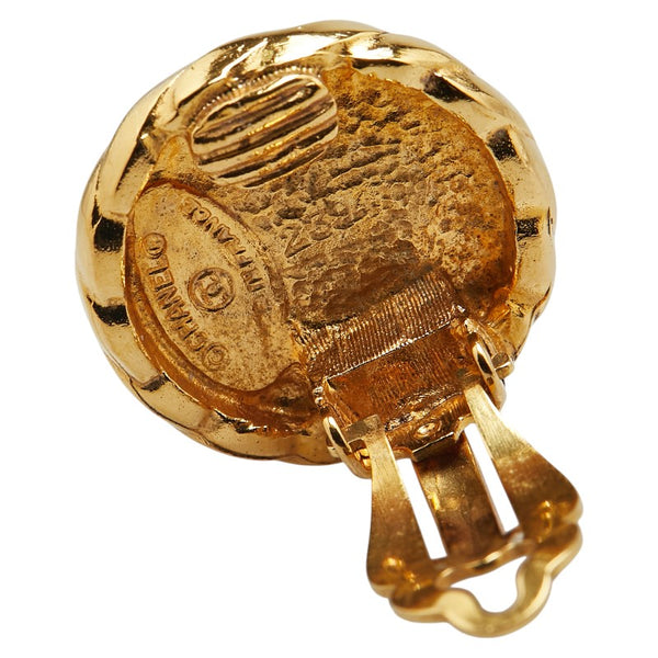 シャネル イヤリング ゴールド メッキ フェイクパール レディース CHANEL 【中古】