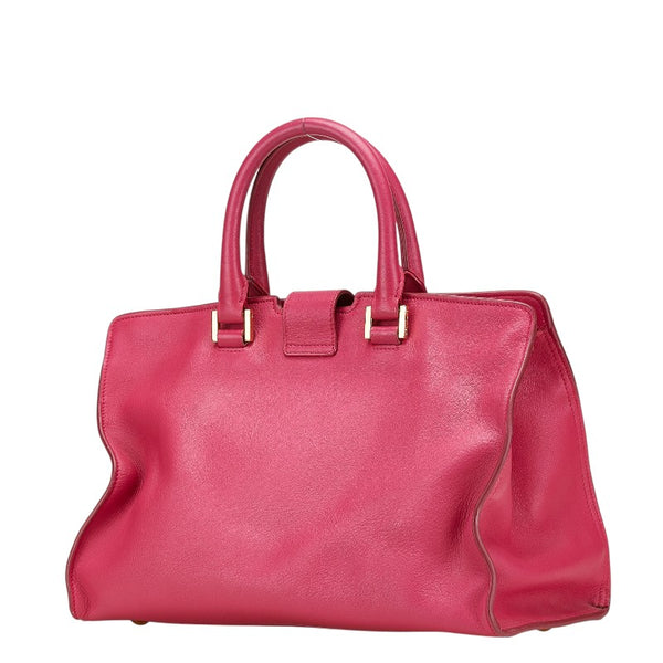 サンローラン カバス Yライン ハンドバッグ ショルダーバッグ 2WAY ピンク レザー レディース SAINT LAURENT 【中古】