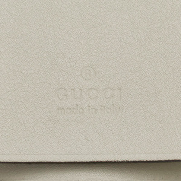 グッチ GGキャンバス シェリーライン リボン キーケース 6連 257007 ベージュ マルチカラー キャンバス レザー レディース GUCCI 【中古】