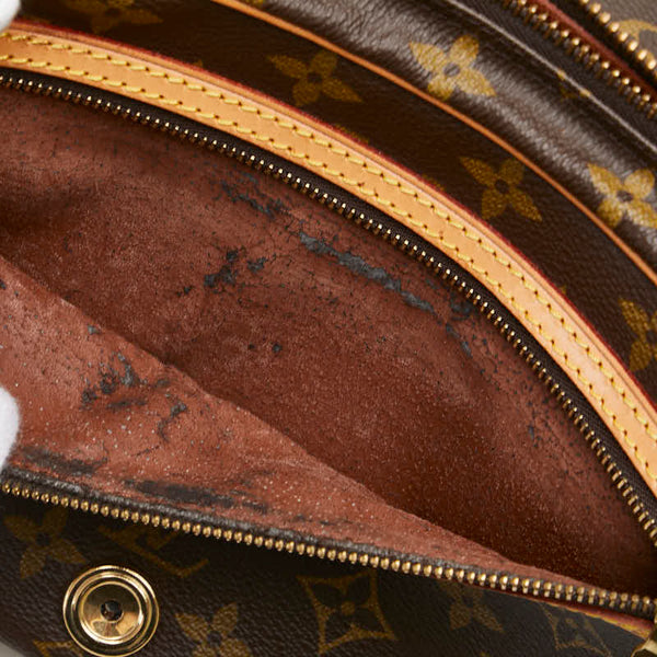 ルイ ヴィトン モノグラム サンジェルマン28 ショルダーバッグ M51207 ブラウン PVC レザー レディース LOUIS VUITTON 【中古】