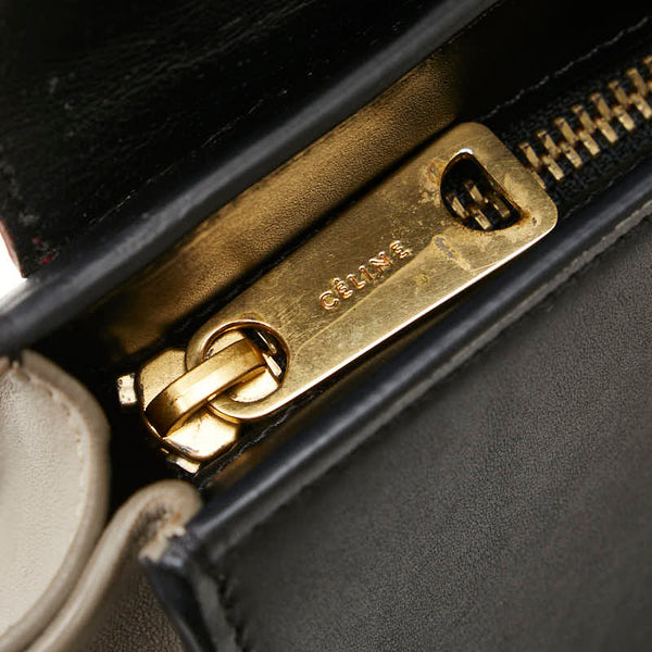 セリーヌ トラペーズ パイソン ハンドバッグ ワンショルダーバッグ 2WAY ブラック レッド ベージュ レザー レディース CELINE 【中古】
