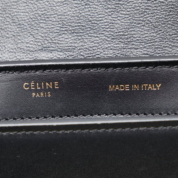 セリーヌ トラペーズ パイソン ハンドバッグ ワンショルダーバッグ 2WAY ブラック レッド ベージュ レザー レディース CELINE 【中古】