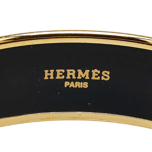 エルメス エマイユGM 七宝焼き ブレスレット ゴールド マルチカラー メッキ レディース HERMES 【中古】