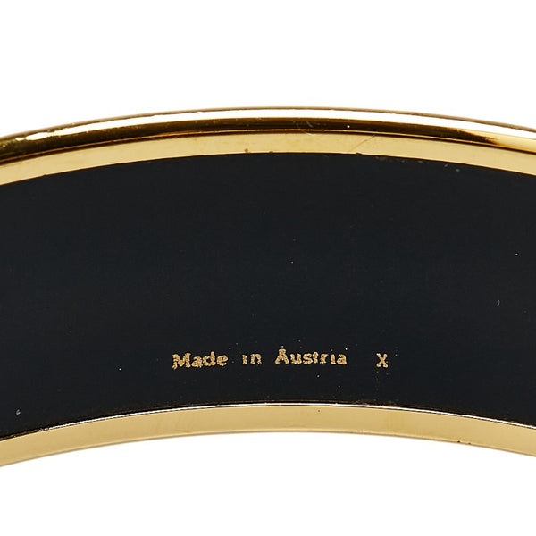 エルメス エマイユGM 七宝焼き ブレスレット ゴールド マルチカラー メッキ レディース HERMES 【中古】