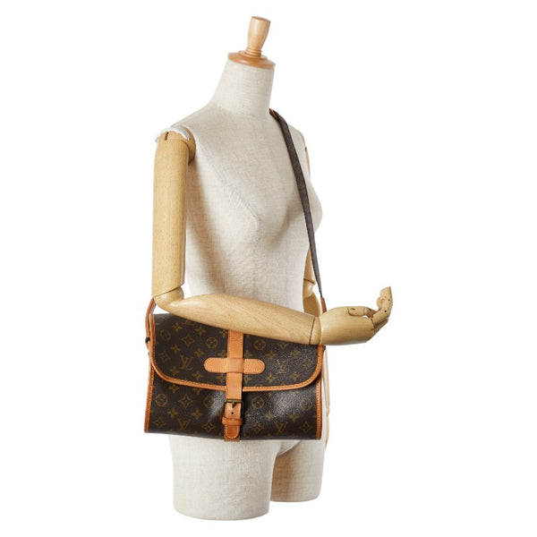 ルイ ヴィトン モノグラム マルヌ 斜め掛け ショルダーバッグ M51369 ブラウン PVC レザー レディース LOUIS VUITTON 【中古】