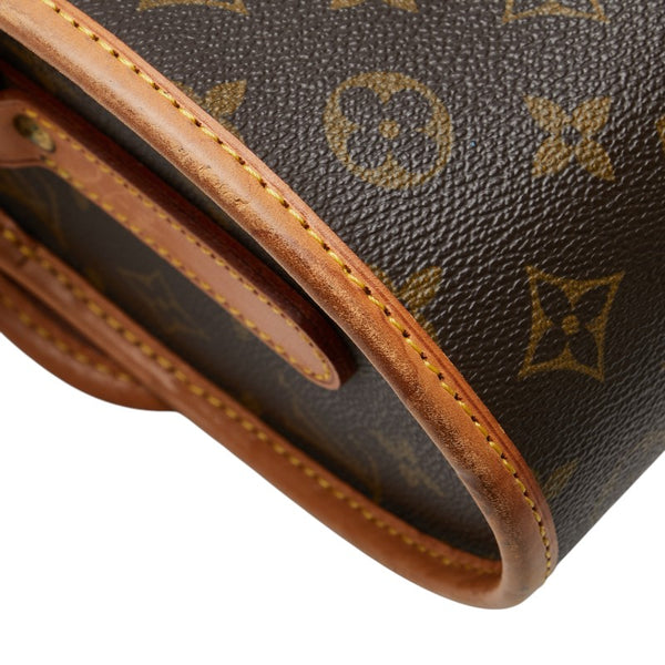 ルイ ヴィトン モノグラム マルヌ 斜め掛け ショルダーバッグ M51369 ブラウン PVC レザー レディース LOUIS VUITTON 【中古】
