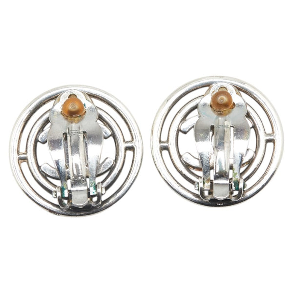 シャネル ココマーク ラウンド イヤリング ゴールド シルバー メタル メッキ レディース CHANEL 【中古】