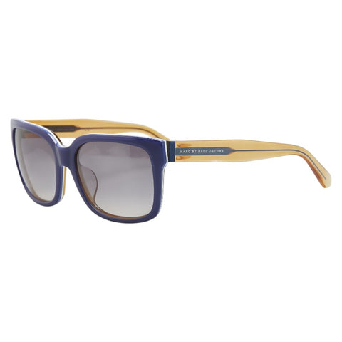 マークバイマークジェイコブス サングラス MMJ400/F/S ブルー ブラウン プラスチック レディース MARC BY MARC JACOBS 【中古】