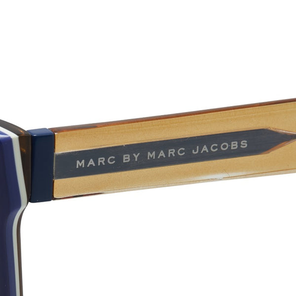 マークバイマークジェイコブス サングラス MMJ400/F/S ブルー ブラウン プラスチック レディース MARC BY MARC JACOBS 【中古】