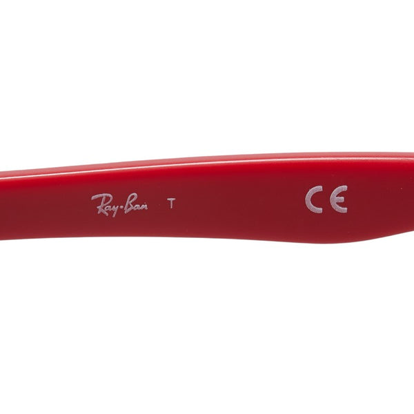 レイバン サングラス RB 5373D 5887 ブラック レッド プラスチック レディース Ray-Ban 【中古】