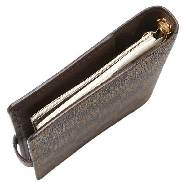 ルイ ヴィトン ダミエ アジェンダPM 手帳カバー R20700 ブラウン PVC レザー レディース LOUIS VUITTON 【中古】