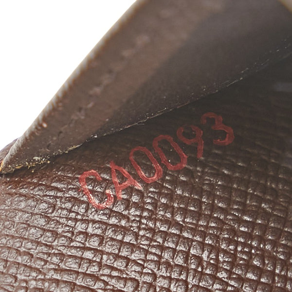 ルイ ヴィトン ダミエ アジェンダPM 手帳カバー R20700 ブラウン PVC レザー レディース LOUIS VUITTON 【中古】