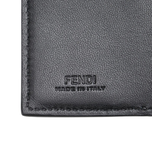 フェンディ バゲット マイクロ 三つ折り財布 ブラック レザー レディース FENDI 【中古】