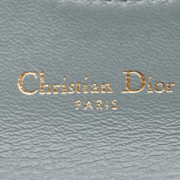 ディオール トロッター サドル カードケース グレー キャンバス レザー レディース Dior 【中古】