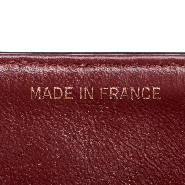 シャネル マトラッセ25 ダブルフラップ ココマーク チェーン ショルダーバッグ ブラック ラムスキン レディース CHANEL 【中古】