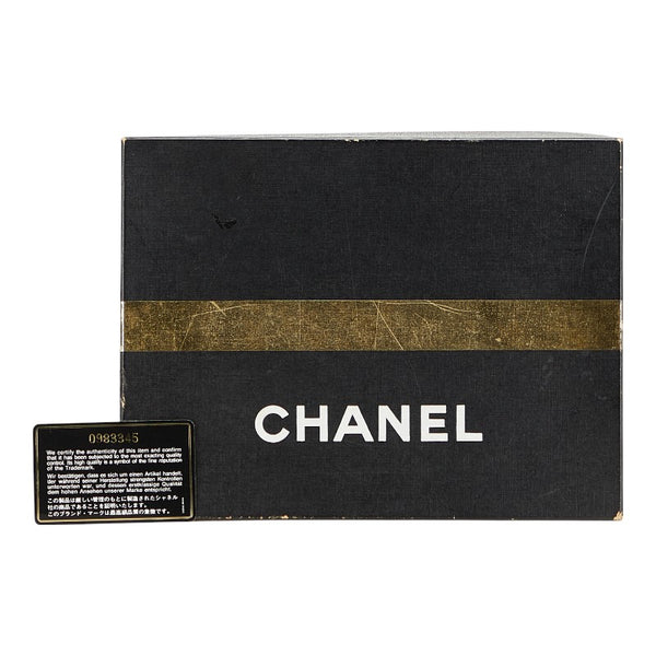 シャネル マトラッセ25 ダブルフラップ ココマーク チェーン ショルダーバッグ ブラック ラムスキン レディース CHANEL 【中古】