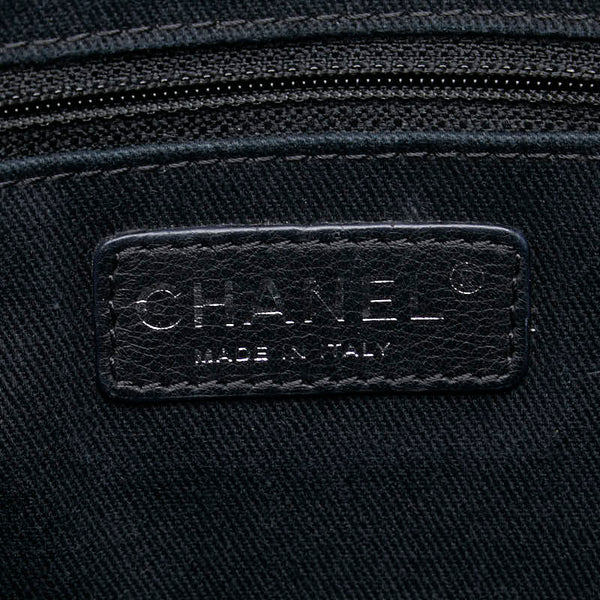 シャネル ココマーク マトラッセ チェーン ハンドバッグ トートバッグ ブラック キャビアスキン レディース CHANEL 【中古】