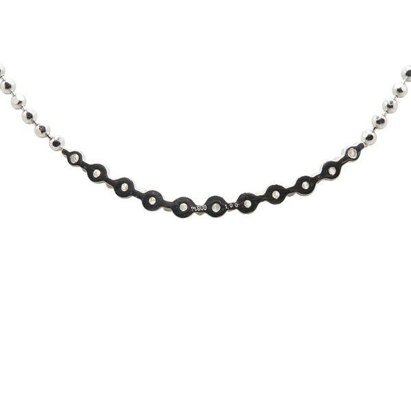 Pt900 プラチナ Pt850 プラチナ ダイヤ1.00ct ネックレス レディース 【中古】