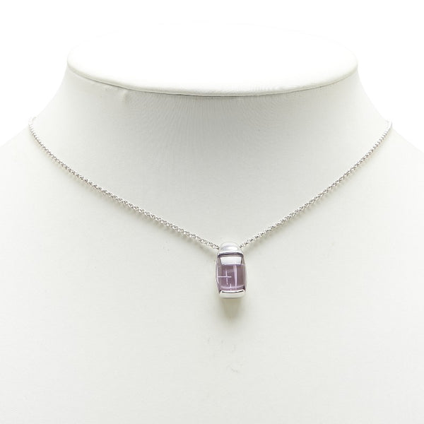タサキ K18WG ホワイトゴールド アメジスト ネックレス レディース TASAKI 【中古】