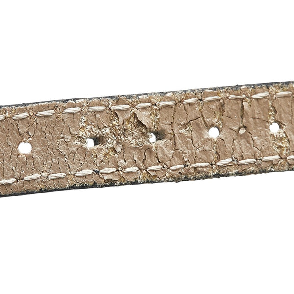 フェンディ チェンジベルト カメレオン 8色 腕時計 640L クオーツ シルバー文字盤 メッキ レザー レディース FENDI 【中古】