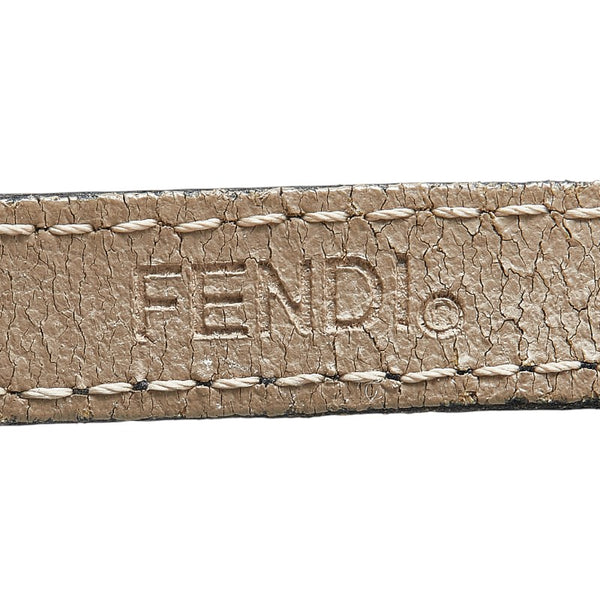 フェンディ チェンジベルト カメレオン 8色 腕時計 640L クオーツ シルバー文字盤 メッキ レザー レディース FENDI 【中古】