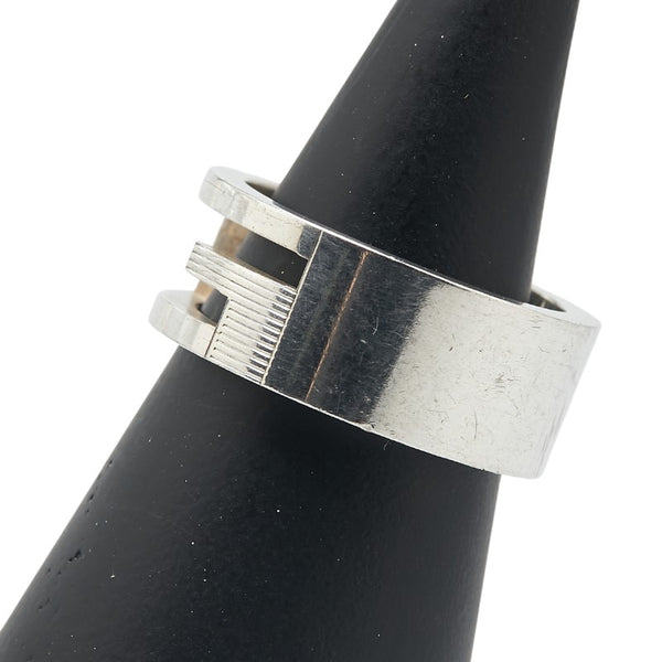 グッチ ブランデッドG リング 指輪 #12 SV925 シルバー レディース GUCCI 【中古】