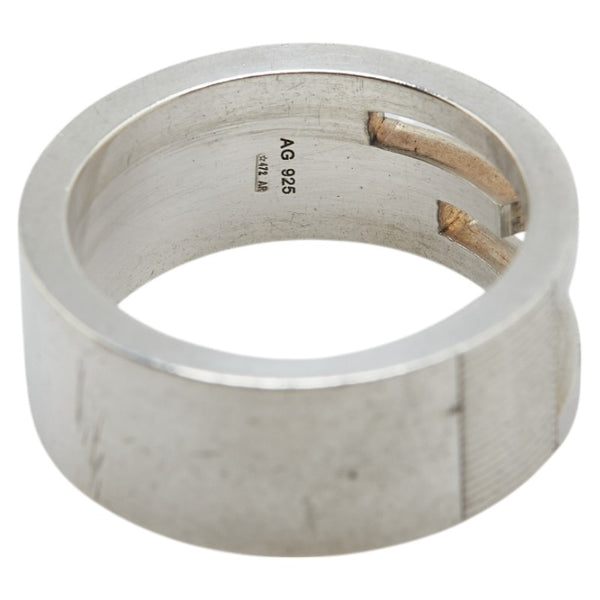 グッチ ブランデッドG リング 指輪 #12 SV925 シルバー レディース GUCCI 【中古】