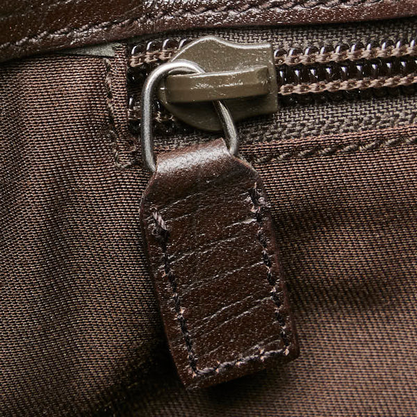 グッチ GGスプリーム トートバッグ ハンドバッグ 114288 ベージュ ブラウン PVC レザー レディース GUCCI 【中古】