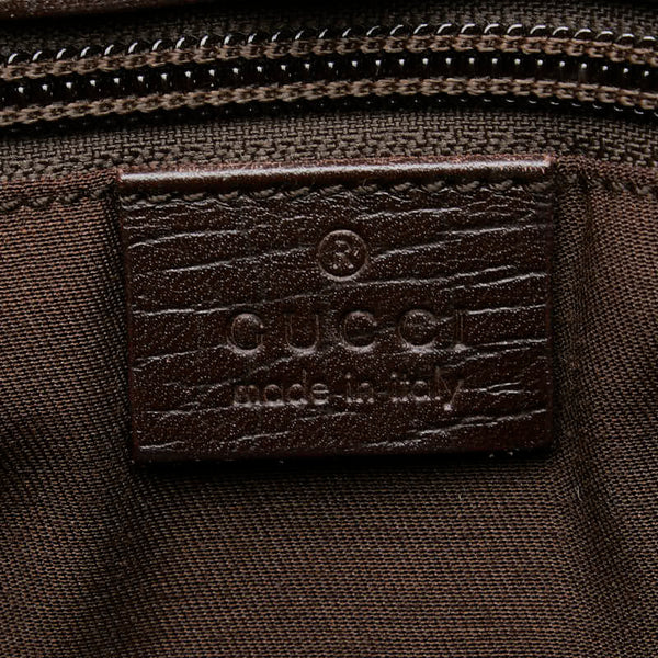 グッチ GGスプリーム トートバッグ ハンドバッグ 114288 ベージュ ブラウン PVC レザー レディース GUCCI 【中古】