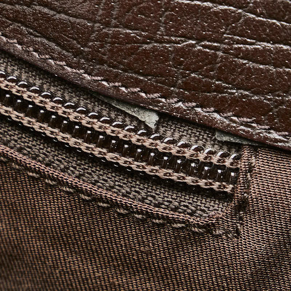 グッチ GGスプリーム トートバッグ ハンドバッグ 114288 ベージュ ブラウン PVC レザー レディース GUCCI 【中古】