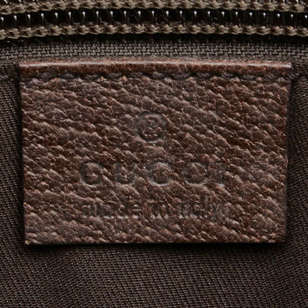 グッチ GGキャンバス 斜め掛け ショルダーバッグ 114273 ブラウン キャンバス レザー レディース GUCCI 【中古】