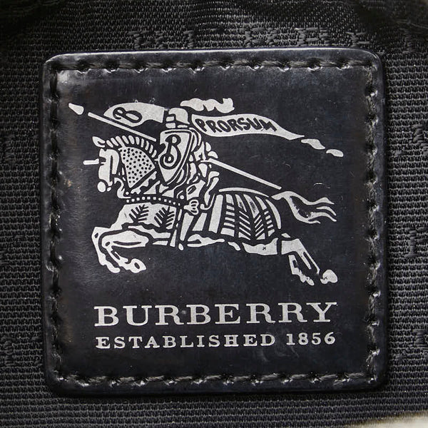 バーバリー ノバチェック ポーチ 小物入れ ベージュ マルチカラー PVC レディース BURBERRY 【中古】