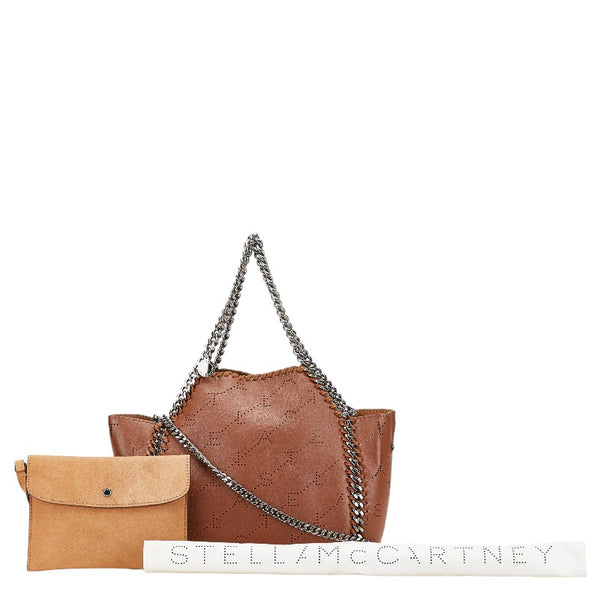 ステラマッカートニー ファラベラ ショルダーバッグ ブラウン レザー レディース Stella McCartney 【中古】