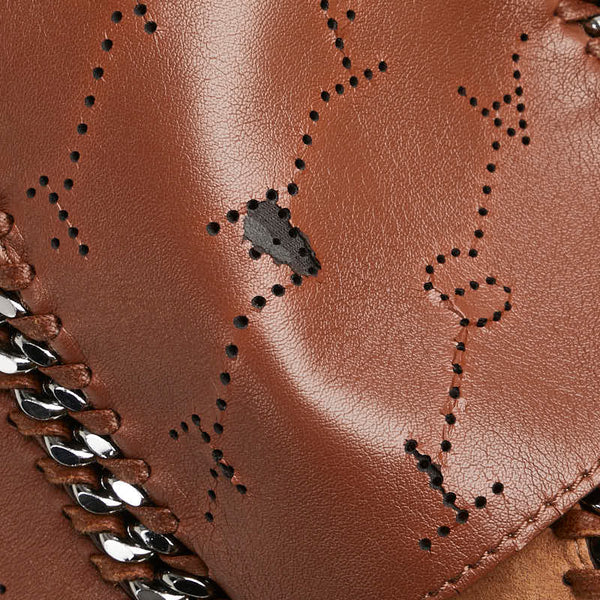 ステラマッカートニー ファラベラ ショルダーバッグ ブラウン レザー レディース Stella McCartney 【中古】