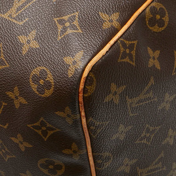 ルイ ヴィトン モノグラム キーポル50 ボストンバッグ トラベルバッグ M41426 ブラウン PVC レザー レディース LOUIS VUITTON 【中古】