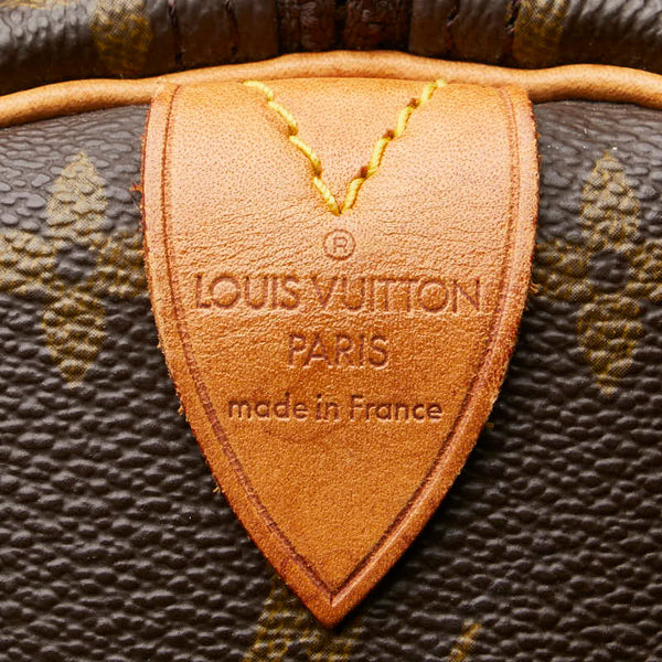 ルイ ヴィトン モノグラム キーポル50 ボストンバッグ トラベルバッグ M41426 ブラウン PVC レザー レディース LOUIS VUITTON 【中古】