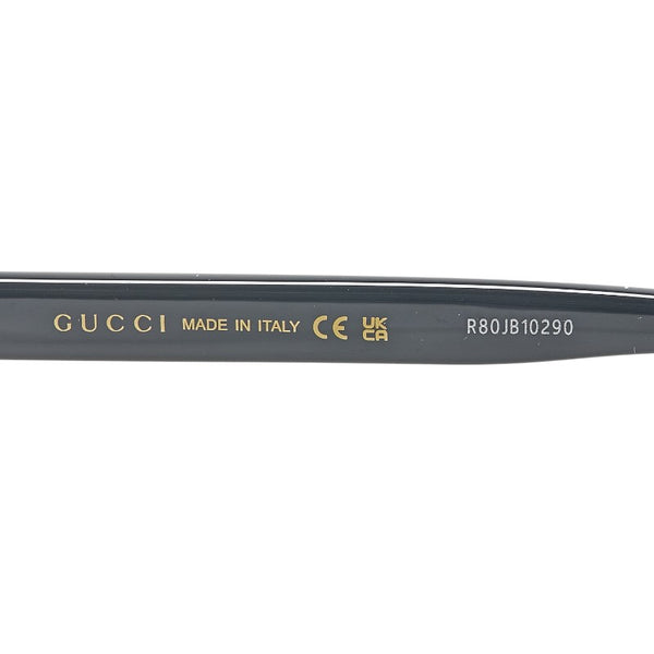 グッチ ウェリントン アジアンフィット サングラス GG0637SK ブラック プラスチック レディース GUCCI 【中古】