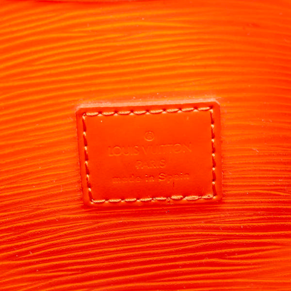 ルイ ヴィトン エピ プラージュ ミニ ラグーンベイ  ハンドバッグ M92262 オレンジ ビニール レザー レディース LOUIS VUITTON 【中古】