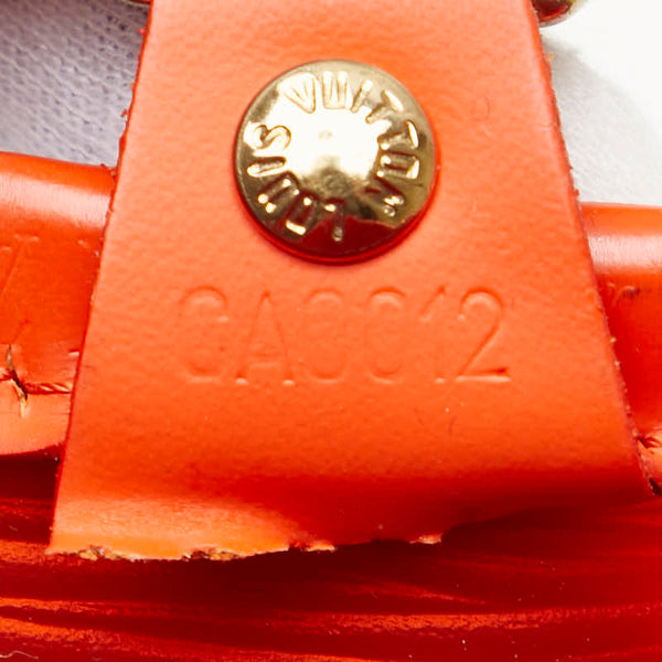 ルイ ヴィトン エピ プラージュ ミニ ラグーンベイ  ハンドバッグ M92262 オレンジ ビニール レザー レディース LOUIS VUITTON 【中古】