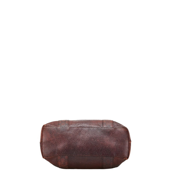 グッチ グッチシマ バンブー トートバッグ ショルダーバッグ 232946 ブラウン レザー キャンバス レディース GUCCI 【中古】