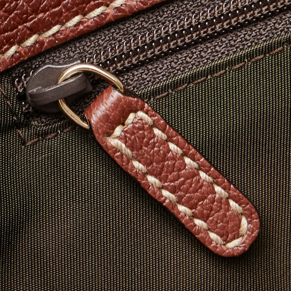ブルガリ ベッキーバッグ ハンドバッグ ショルダーバッグ 2WAY ブラウン レザー レディース BVLGARI 【中古】