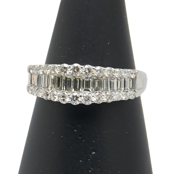 Pt900 プラチナ ダイヤ1.00ct リング 指輪 レディース 13号 【中古】