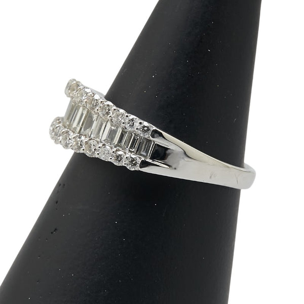 Pt900 プラチナ ダイヤ1.00ct リング 指輪 レディース 13号 【中古】